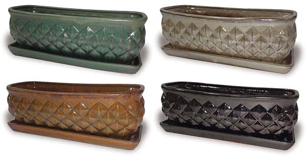 Serra rectangle pot