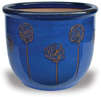Sol angie pot with lollipops, blue