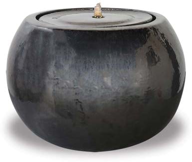 Sol ball fountain, black