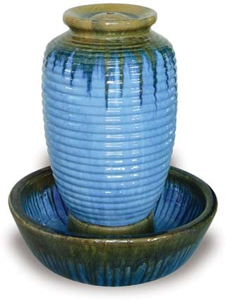 Sol beehive fountain, blue