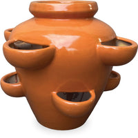 Sol biba strawberry planter, orange