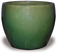 Sol blue belly planter, green