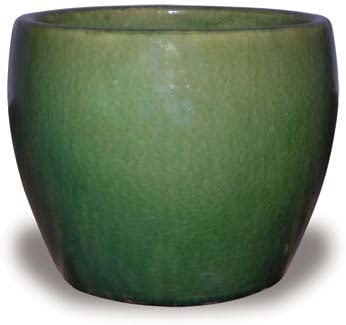 Sol blue belly planter, green