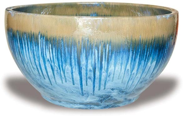 Sol blue giant water pot, blue