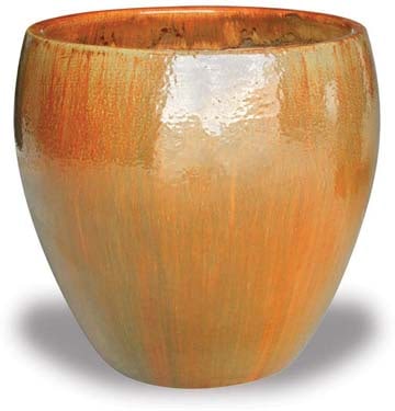 Sol brown belly planter, copper