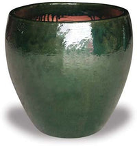 Sol brown belly planter, jade