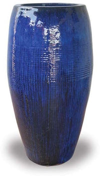 Sol bullet wafer planter, blue