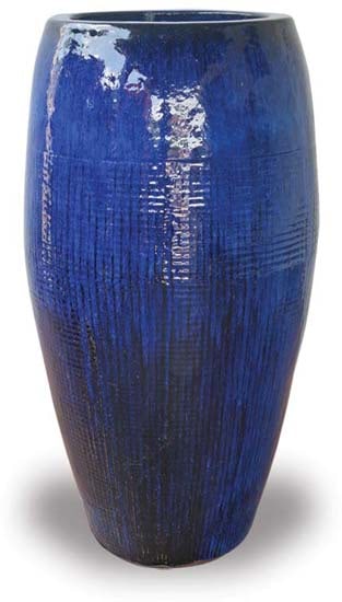 Sol bullet wafer planter, blue