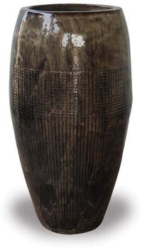 Sol bullet wafer planter, brown