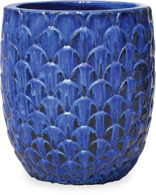 Sol daisy planter, blue
