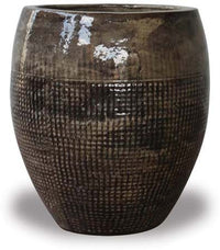 Sol egg wafer planter, brown