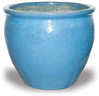 Sol fishbowl pot, blue