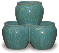 Sol four cup strawberry planter, blue