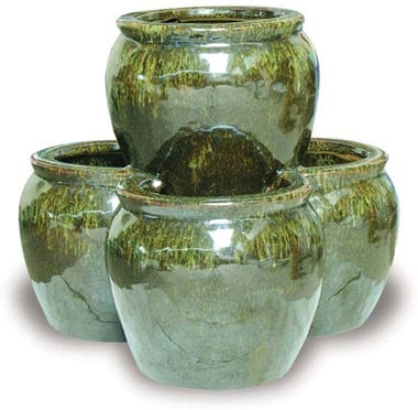 Sol four cup strawberry planter, moss