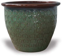 Sol garden pot with coffee bean, jade