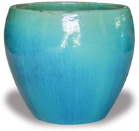 Sol giant shoulder pot, blue