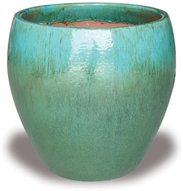 Sol giant shoulder pot, green
