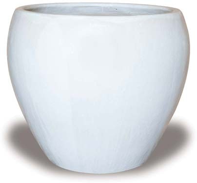 Sol giant shoulder pot, white