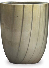 Sol glazed belly pot, cream
