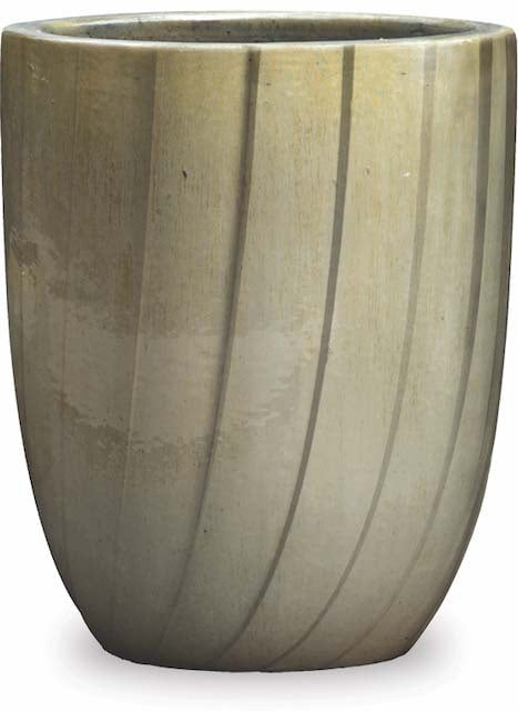 Sol glazed belly pot, cream