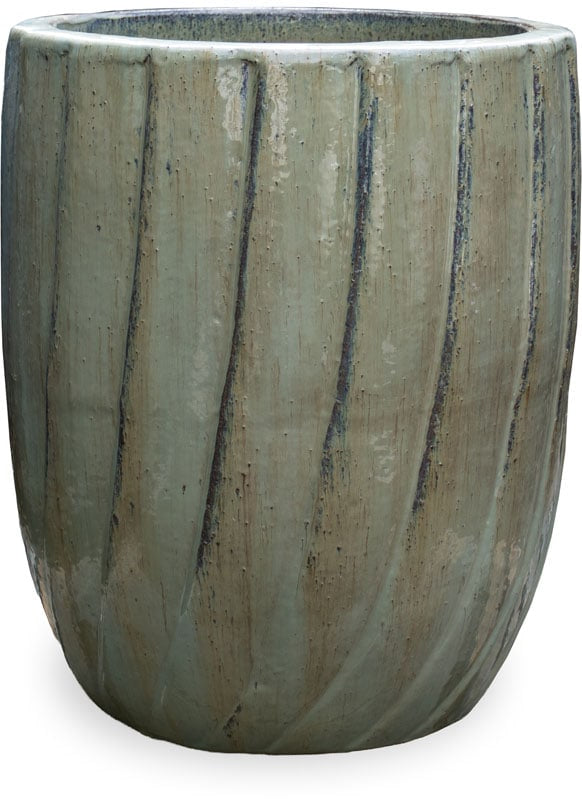 Sol glazed belly pot, cream