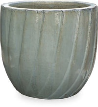Sol glazed pot, cream