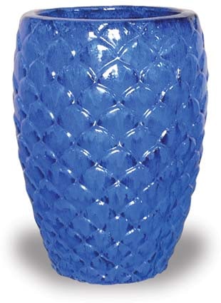 Sol lotus planter, blue