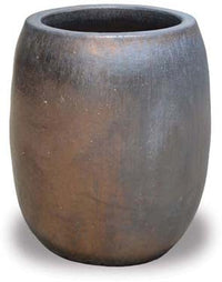Sol matte egg planter, bronze