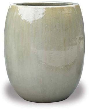 Sol matte egg planter, cream