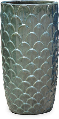 Sol poppy planter, jade