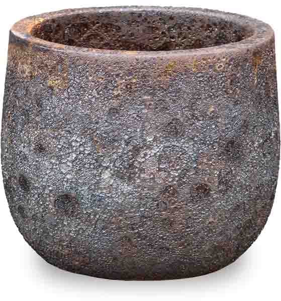 Sol pot egg planter, copper