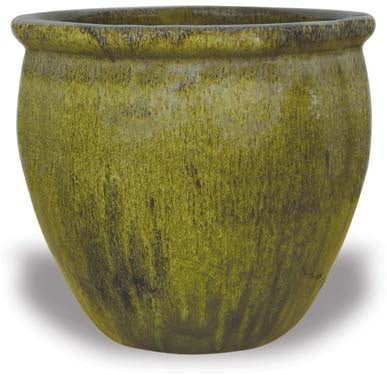Sol pot fishbowl planter, moss