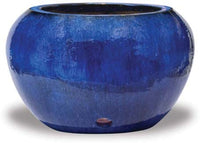 Sol round hose pot, blue