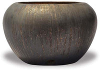 Sol round hose pot, bronze