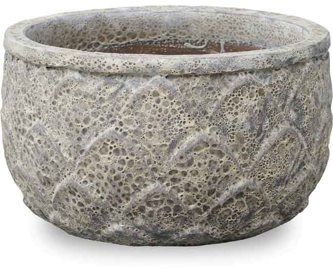 Sol short planter, white