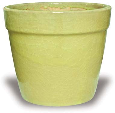 Sol solid planter, yellow