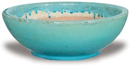 Sol solid succulent bowl, blue