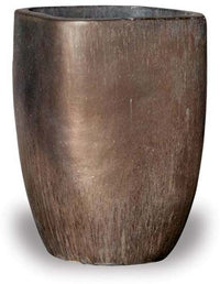 Sol square round pot, gold