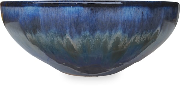 Sol succulent bowl, blue