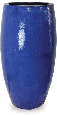 Sol tall egg pot, blue