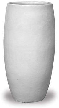 Sol tall egg pot, white