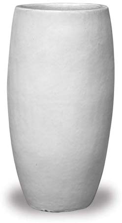 Sol tall egg pot, white