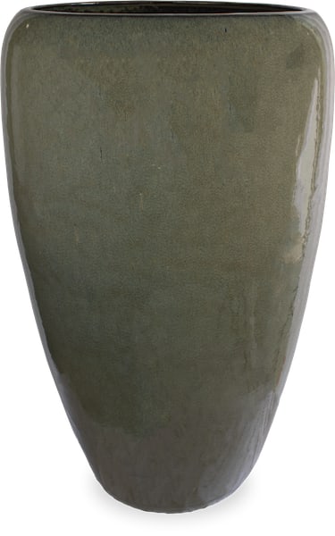 Sol tall elegant planter, moss