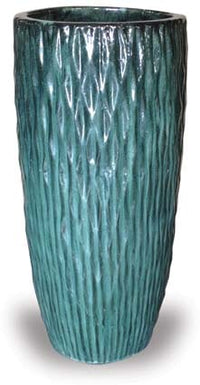 Sol tall rain drop planter, moss