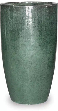Sol tall round planter, moss