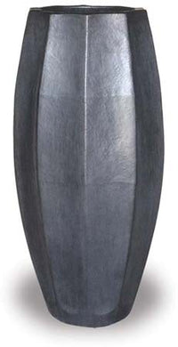 Sol tall starfruit planter, black