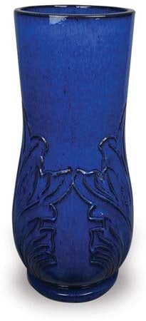 Sol tall vase, blue