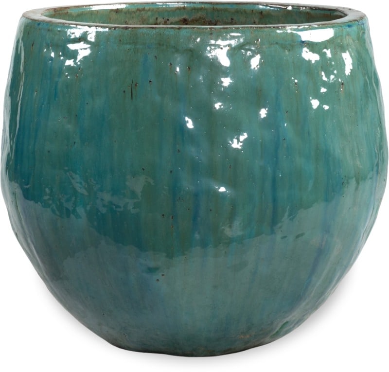 Sol tambora planter, blue