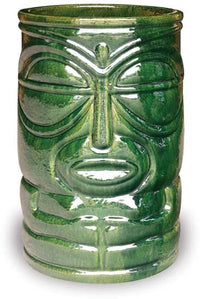 Sol tiki planter, green