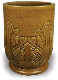 Sol urn with blooming flower, honey